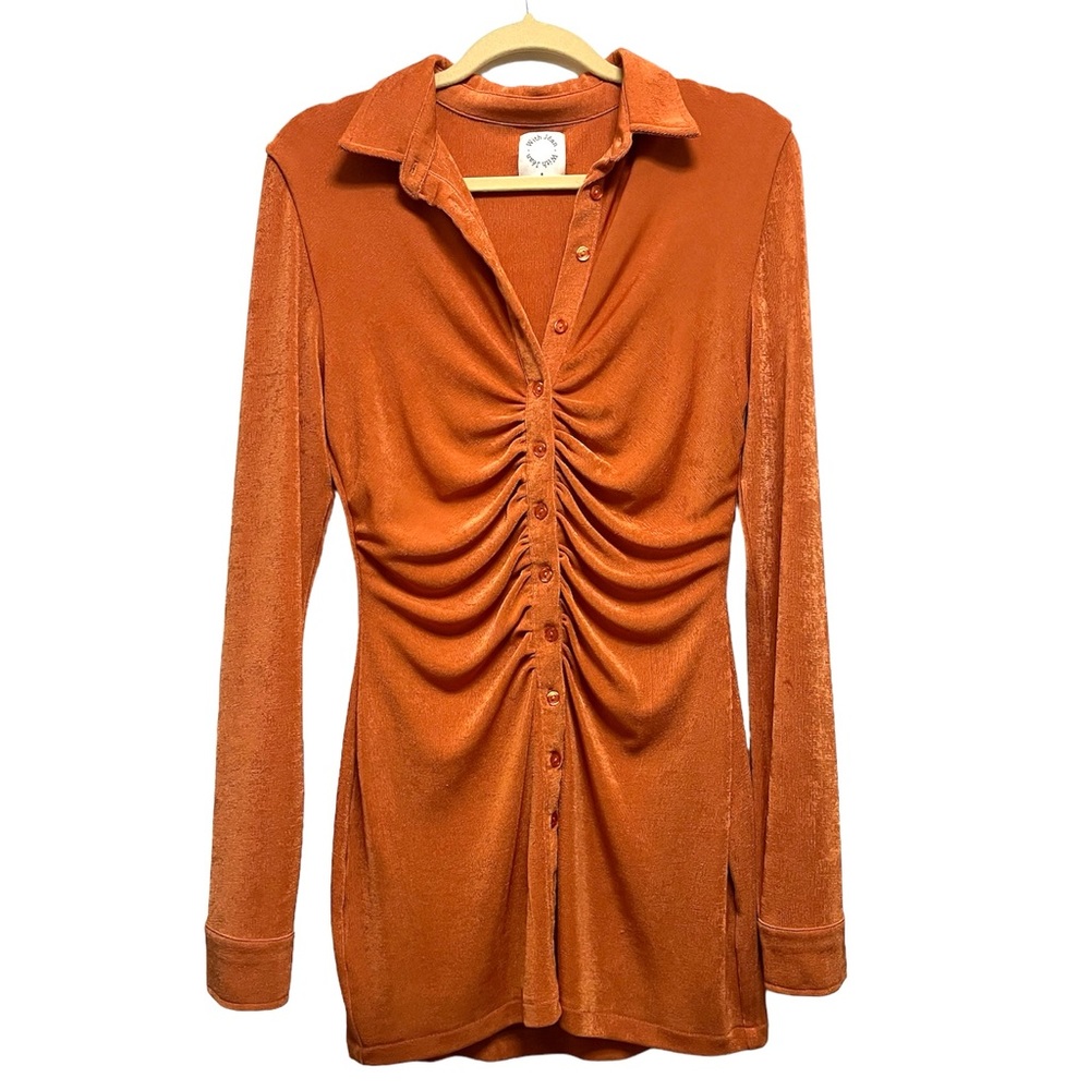 With Jean Andy Button Front Dress